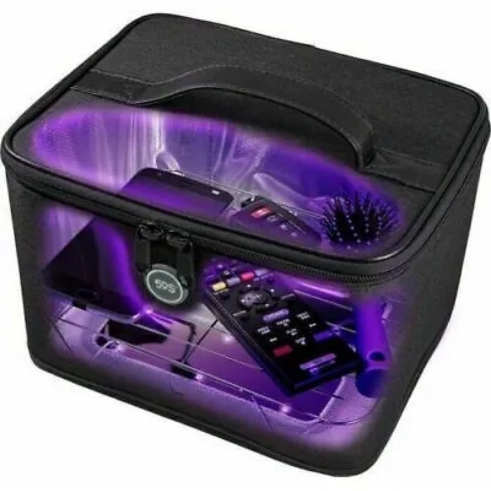59S UV-C LED Sanitizing Case for Everyday Items 9.5"x7.5"x6" Portable Clear- OB